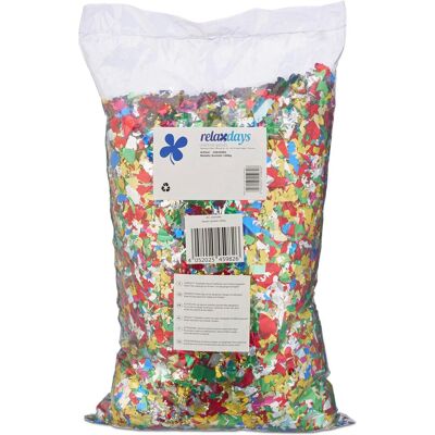 Relaxdays Confettis - Confetti métallisé coloré pour fête - Publicité Relaxdays Confettis - Confetti métallisé coloré pour fête - Publicité
