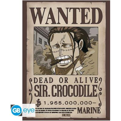 ABYstyle, Tableaux, One Piece - Wanted Mihawk & Crocodile (52 x 38 cm) - Publicité ABYstyle, Tableaux, One Piece - Wanted Mihawk & Crocodile (52 x 38 cm) - Publicité