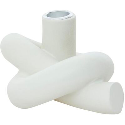 Atmosphera, Bougeoir, Candle holder Flow, ceramics, 12 cm - Publicité Atmosphera, Bougeoir, Candle holder Flow, ceramics, 12 cm - Publicité