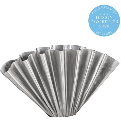 House Doctor, Vase, Vase, HDFlood, Brushed silver finish (1x, 42.07 l) - Publicité House Doctor, Vase, Vase, HDFlood, Brushed silver finish (1x, 42.07 l) - Publicité