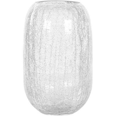 Vase à Fleurs Beliani KYRAKALI - Verre 28cm Transparent Design Moderne - Publicité Vase à Fleurs Beliani KYRAKALI - Verre 28cm Transparent Design Moderne - Publicité