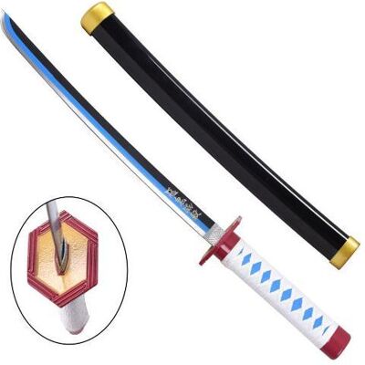 Altri, Épée décorative, Katana Mini Bamboo Non Affilata Demon Slayer Giyu Tomioka - Publicité Altri, Épée décorative, Katana Mini Bamboo Non Affilata Demon Slayer Giyu Tomioka - Publicité