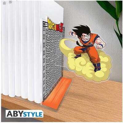 ABYstyle, Serre-livres, Dragon Ball Acryl Fermalibri: DBZ Goku 15cm (11.50 x 11.50 x 15 cm) - Publicité ABYstyle, Serre-livres, Dragon Ball Acryl Fermalibri: DBZ Goku 15cm (11.50 x 11.50 x 15 cm) - Publicité