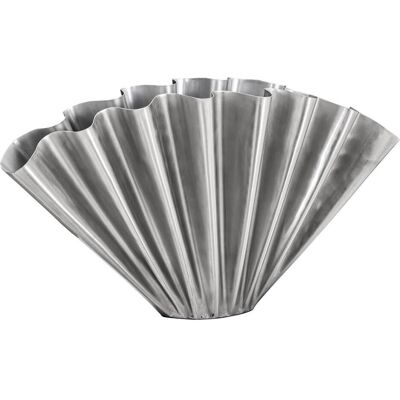 House Doctor, Vase, Vase, HDFlood, Brushed silver finish (1x, 42.07 l) - Publicité House Doctor, Vase, Vase, HDFlood, Brushed silver finish (1x, 42.07 l) - Publicité