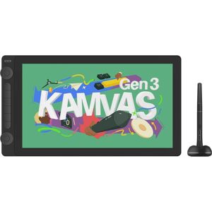 Huion Kamvas 16 NEW Gen.3 Grafiktablett (15.80"), Tablette graphique, Noir, Bronze - Publicité Huion Kamvas 16 NEW Gen.3 Grafiktablett (15.80"), Tablette graphique, Noir, Bronze - Publicité