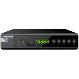 Esperanza EV111P Récepteur numérique DVB-T2 H.265 (DVB-T2), Récepteur TV - Publicité Esperanza EV111P Récepteur numérique DVB-T2 H.265 (DVB-T2), Récepteur TV - Publicité