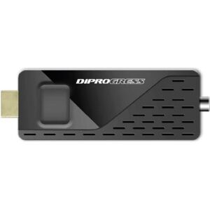 Diprogress Décodeur numérique terrestre T2 Stick (DVB-T2), Récepteur TV, Noir - Publicité Diprogress Décodeur numérique terrestre T2 Stick (DVB-T2), Récepteur TV, Noir - Publicité