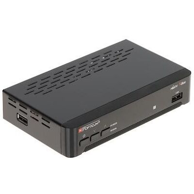 Opticum DVB-T2 HbbTV T-Box H.265 - Récepteur DVB-T2 - Publicité Opticum DVB-T2 HbbTV T-Box H.265 - Récepteur DVB-T2 - Publicité
