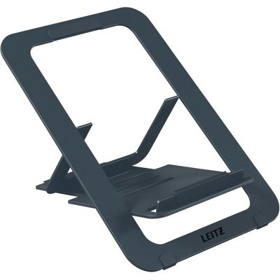 Leitz Support pour ordinateur portable Ergo ultra-plat, Support pour notebook, Gris - Publicité Leitz Support pour ordinateur portable Ergo ultra-plat, Support pour notebook, Gris - Publicité