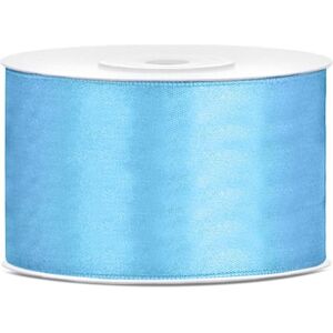 Partydeco, Emballage cadeau, Ruban de satin 38mm bleu ciel (25m) (1x) - Publicité Partydeco, Emballage cadeau, Ruban de satin 38mm bleu ciel (25m) (1x) - Publicité