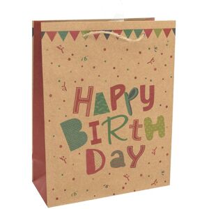 Idena, Emballage cadeau, Cadeau offert. FSC-Mix H. Birthday, M 23x18x8cm (1x) - Publicité Idena, Emballage cadeau, Cadeau offert. FSC-Mix H. Birthday, M 23x18x8cm (1x) - Publicité