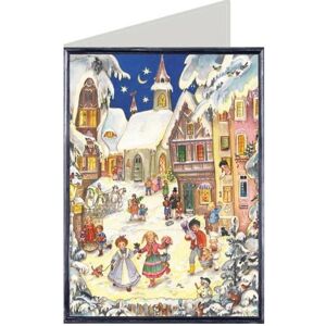 Richard Sellmer, Carte de vœux + papier à lettres, 99727 - Carte de Noël - Enfants au centre-ville - Publicité Richard Sellmer, Carte de vœux + papier à lettres, 99727 - Carte de Noël - Enfants au centre-ville - Publicité