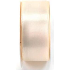 Goldina, Emballage cadeau, Ruban double satin 40mmx25m crème (1x) - Publicité Goldina, Emballage cadeau, Ruban double satin 40mmx25m crème (1x) - Publicité