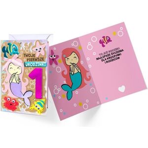Kukartka, Carte de vœux + papier à lettres, Karte B6 FR-021 Meerjungfrauengeburtstag (1 pcs) - Publicité Kukartka, Carte de vœux + papier à lettres, Karte B6 FR-021 Meerjungfrauengeburtstag (1 pcs) - Publicité