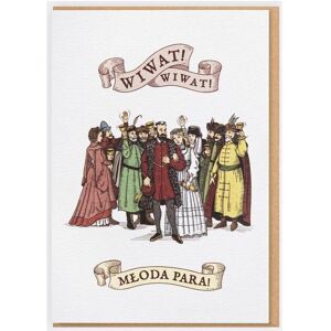 Nadwyraz, Carte de vœux + papier à lettres, Hochzeitskarte - Prost! Prost! Das junge Paar! (1 pcs) - Publicité Nadwyraz, Carte de vœux + papier à lettres, Hochzeitskarte - Prost! Prost! Das junge Paar! (1 pcs) - Publicité