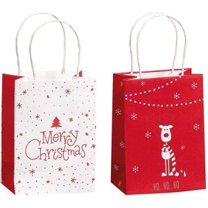 Zoewie, Emballage cadeau, G-Taschenset Red and White 2St (2x) - Publicité Zoewie, Emballage cadeau, G-Taschenset Red and White 2St (2x) - Publicité