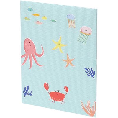 Rössler, Carte de vœux + papier à lettres, Kinder-Papeterie Seaworld (20 pcs) - Publicité Rössler, Carte de vœux + papier à lettres, Kinder-Papeterie Seaworld (20 pcs) - Publicité