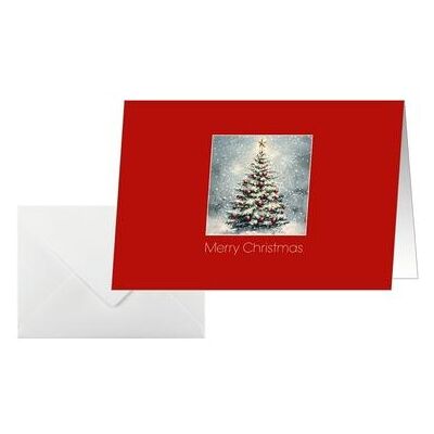Sigel, Carte de vœux + papier à lettres, Carte de Noël « Classic Christmas » (25 pcs) - Publicité Sigel, Carte de vœux + papier à lettres, Carte de Noël « Classic Christmas » (25 pcs) - Publicité