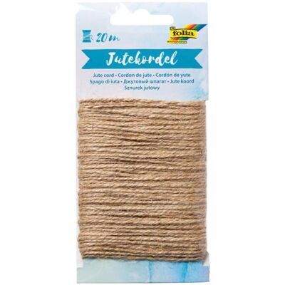 Folia, Emballage cadeau, Cordon de jute (1x) - Publicité Folia, Emballage cadeau, Cordon de jute (1x) - Publicité