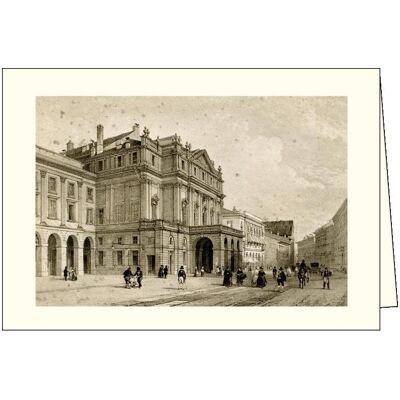 Rossi, Carte de vœux + papier à lettres, ITW 013 Milano Teatro alla Scala Dauerkarte mit Umschlag (1 pcs) - Publicité Rossi, Carte de vœux + papier à lettres, ITW 013 Milano Teatro alla Scala Dauerkarte mit Umschlag (1 pcs) - Publicité