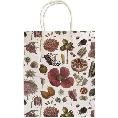 Sköna Ting, Emballage cadeau, Dekobeutel A5 STBAG127 Samen und Blumen - Publicité Sköna Ting, Emballage cadeau, Dekobeutel A5 STBAG127 Samen und Blumen - Publicité
