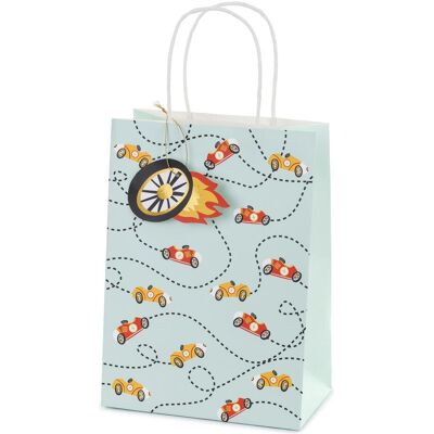 Partydeco, Emballage cadeau, Sac cadeau voiture 10,5 x 18 x 25 cm (1x) - Publicité Partydeco, Emballage cadeau, Sac cadeau voiture 10,5 x 18 x 25 cm (1x) - Publicité