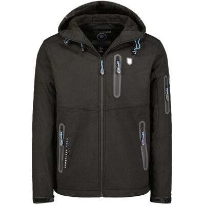 Geographical Norway Taxillus DB 056 M WY9224H/GN-Black Softshell Jacket, Carte géographique - Publicité Geographical Norway Taxillus DB 056 M WY9224H/GN-Black Softshell Jacket, Carte géographique - Publicité