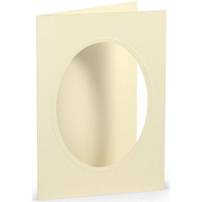 Rössler, Carte de vœux + papier à lettres, Carte passe-partout B6 5PCS crème (5 pcs) - Publicité Rössler, Carte de vœux + papier à lettres, Carte passe-partout B6 5PCS crème (5 pcs) - Publicité