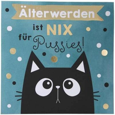 Depesche, Carte de vœux + papier à lettres, Carte musicale Rien pour les chattes - Popup Music Card (1 pcs) - Publicité Depesche, Carte de vœux + papier à lettres, Carte musicale Rien pour les chattes - Popup Music Card (1 pcs) - Publicité