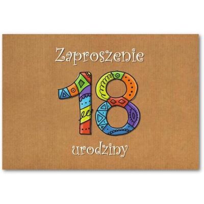 Trend, Carte de vœux + papier à lettres, Invitation anniversaire 18 ZT43 (10 pcs) (10 pcs) - Publicité Trend, Carte de vœux + papier à lettres, Invitation anniversaire 18 ZT43 (10 pcs) (10 pcs) - Publicité