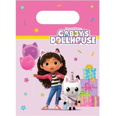 Sombo, Emballage cadeau, 4 Sachets Party Gabbys Dollhou (4x) - Publicité Sombo, Emballage cadeau, 4 Sachets Party Gabbys Dollhou (4x) - Publicité