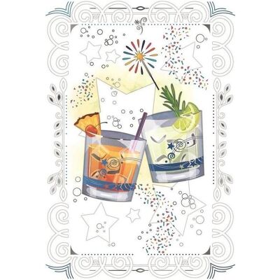 da Vinci, Carte de vœux + papier à lettres, Karte 12x18cm + Toast-Umschlag - Publicité da Vinci, Carte de vœux + papier à lettres, Karte 12x18cm + Toast-Umschlag - Publicité