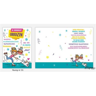 Stamp, Carte de vœux + papier à lettres, Garçon B6 carte + enveloppe modèle n° 31 anniversaire - Publicité Stamp, Carte de vœux + papier à lettres, Garçon B6 carte + enveloppe modèle n° 31 anniversaire - Publicité