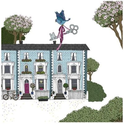 Rossi, Carte de vœux + papier à lettres, Swarovski quadratische Karte CL2412 Neues Zuhause - Publicité Rossi, Carte de vœux + papier à lettres, Swarovski quadratische Karte CL2412 Neues Zuhause - Publicité