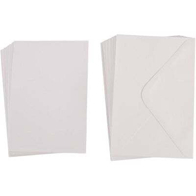 Rayher, Carte de vœux + papier à lettres, Jeu de cartes B6, FSC Mix Credit, blanc, 30 pièces (30 pcs) - Publicité Rayher, Carte de vœux + papier à lettres, Jeu de cartes B6, FSC Mix Credit, blanc, 30 pièces (30 pcs) - Publicité