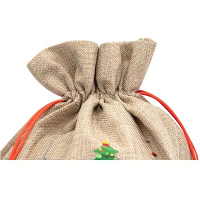 Idena, Emballage cadeau, Sac cadeau de Noël Sapin Cheminée 49x63cm (1x) - Publicité Idena, Emballage cadeau, Sac cadeau de Noël Sapin Cheminée 49x63cm (1x) - Publicité
