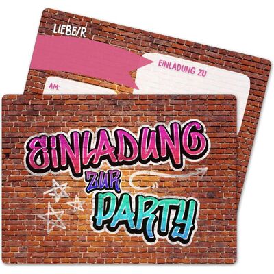 Papierdrachen, Carte de vœux + papier à lettres, Geburtstags Einladungskarte Jugendlich Mädchen (12 pcs) - Publicité Papierdrachen, Carte de vœux + papier à lettres, Geburtstags Einladungskarte Jugendlich Mädchen (12 pcs) - Publicité