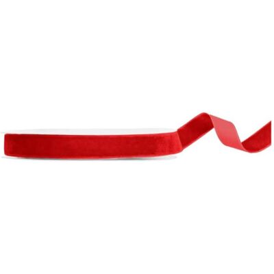 Partydeco, Emballage cadeau, Ruban cadeau velours rouge - Publicité Partydeco, Emballage cadeau, Ruban cadeau velours rouge - Publicité