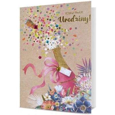 Nuance, Carte de vœux + papier à lettres, Karte B6 Geburtstag HM200-2234 - Publicité Nuance, Carte de vœux + papier à lettres, Karte B6 Geburtstag HM200-2234 - Publicité