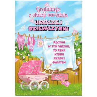 Trend, Carte de vœux + papier à lettres, MF41 Geburtsgrusskarte - Publicité Trend, Carte de vœux + papier à lettres, MF41 Geburtsgrusskarte - Publicité