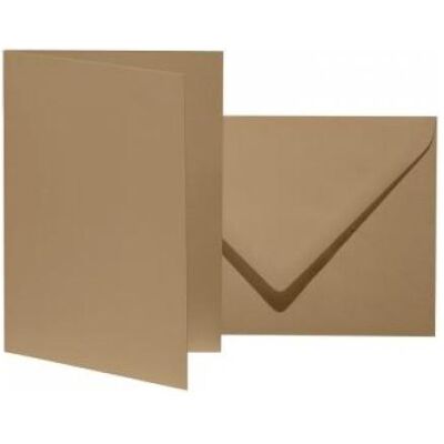 Artoz, Carte de vœux + papier à lettres, 10 cartes pliantes avec enveloppes Mosaic DIN B6 naturel (10 pcs) - Publicité Artoz, Carte de vœux + papier à lettres, 10 cartes pliantes avec enveloppes Mosaic DIN B6 naturel (10 pcs) - Publicité