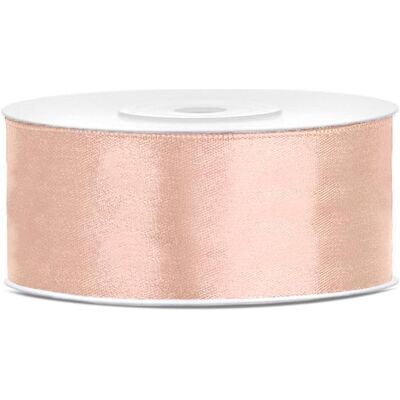 Partydeco, Emballage cadeau, Ruban cadeau Satin clair pêche 25mm / 25 mètres (1x) - Publicité Partydeco, Emballage cadeau, Ruban cadeau Satin clair pêche 25mm / 25 mètres (1x) - Publicité