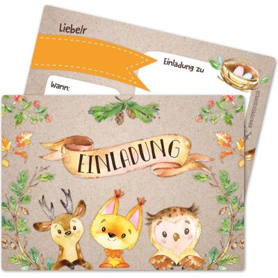 Papierdrachen, Carte de vœux + papier à lettres, 12 cartes d'invitation pour un anniversaire - Bleu simple (12 pcs) - Publicité Papierdrachen, Carte de vœux + papier à lettres, 12 cartes d'invitation pour un anniversaire - Bleu simple (12 pcs) - Publicité