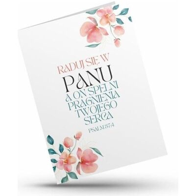 Teka, Carte de vœux + papier à lettres, Karnet – Freut euch im Herrn, und er wird erfüllen … - Publicité Teka, Carte de vœux + papier à lettres, Karnet – Freut euch im Herrn, und er wird erfüllen … - Publicité