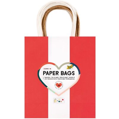Folia, Emballage cadeau, Papiertüten M CLASSIC, 110-125g/m² Kraftpapier (1x) - Publicité Folia, Emballage cadeau, Papiertüten M CLASSIC, 110-125g/m² Kraftpapier (1x) - Publicité
