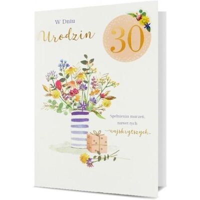 Nuance, Carte de vœux + papier à lettres, Karte B6 Geburtstag (austauschbare Zahlen) HM200-2449 - Publicité Nuance, Carte de vœux + papier à lettres, Karte B6 Geburtstag (austauschbare Zahlen) HM200-2449 - Publicité