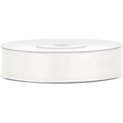 Partydeco, Emballage cadeau, Satin Ribbon, light cream, 12mm/25m (1 pc. / 25 lm) (1x) - Publicité Partydeco, Emballage cadeau, Satin Ribbon, light cream, 12mm/25m (1 pc. / 25 lm) (1x) - Publicité