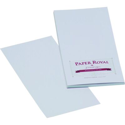 Rössler, Carte de vœux + papier à lettres, Cassette de cartes 20/DL gris glacé (20 pcs) - Publicité Rössler, Carte de vœux + papier à lettres, Cassette de cartes 20/DL gris glacé (20 pcs) - Publicité