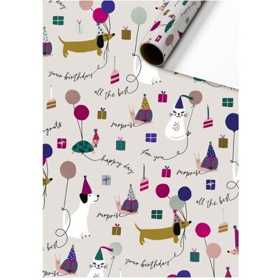 Stewo, Emballage cadeau, Papier cadeau Murphy (1x) - Publicité Stewo, Emballage cadeau, Papier cadeau Murphy (1x) - Publicité