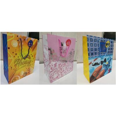 Fresh, Emballage cadeau, Vergoldete Dekotasche M 21315-21317 - Publicité Fresh, Emballage cadeau, Vergoldete Dekotasche M 21315-21317 - Publicité